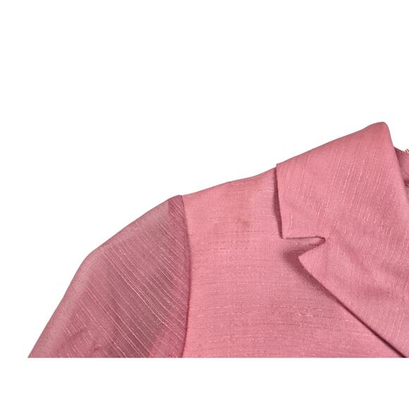 ALFRED SHAHEEN Vintage 70s PINK ROSE PRINT SHIRT DRESS Size Medium Hawaiian - Picture 9 of 12